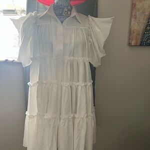White button down  dress